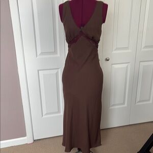 Brown Slip Dress